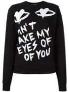 Dom Rebel 'eyes' Sweatshirt, Women's, Size: Small, Black, Cotton