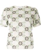 Giambattista Valli Floral Short-sleeve Top - Multicolour
