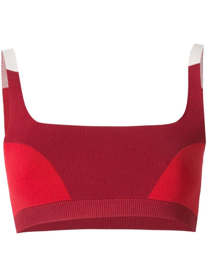 Nagnata Colour Block Bralette - Red