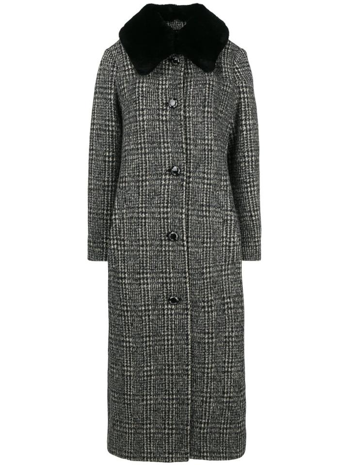 Boutique Moschino Single Breasted Coat - Grey