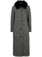 Boutique Moschino Single Breasted Coat - Grey