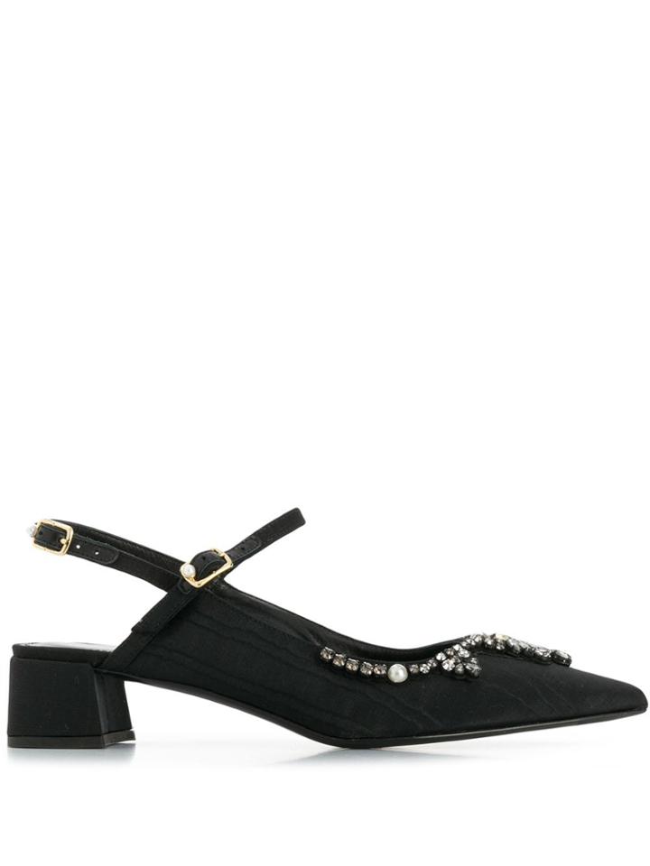 Erdem Pointed Sandals - Black