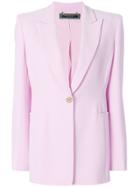 Versace Single Button Blazer - Pink & Purple