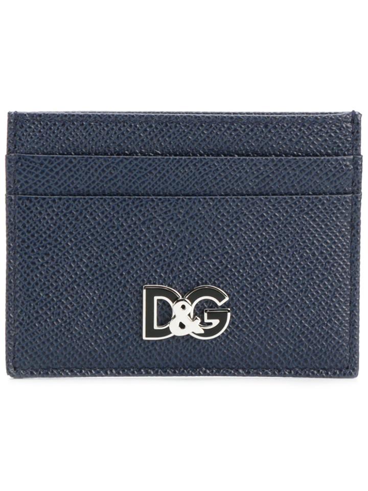 Dolce & Gabbana Logo Card Holder - Blue