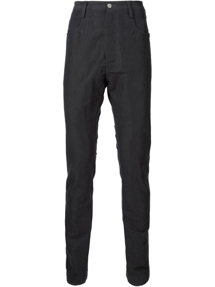 Taichi Murakami Tapered Regular Jeans, Men's, Size: 6, Black, Cotton/ramie