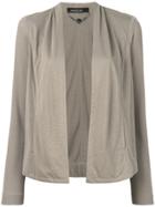 Marc Cain Fitted Collarless Blazer - Green