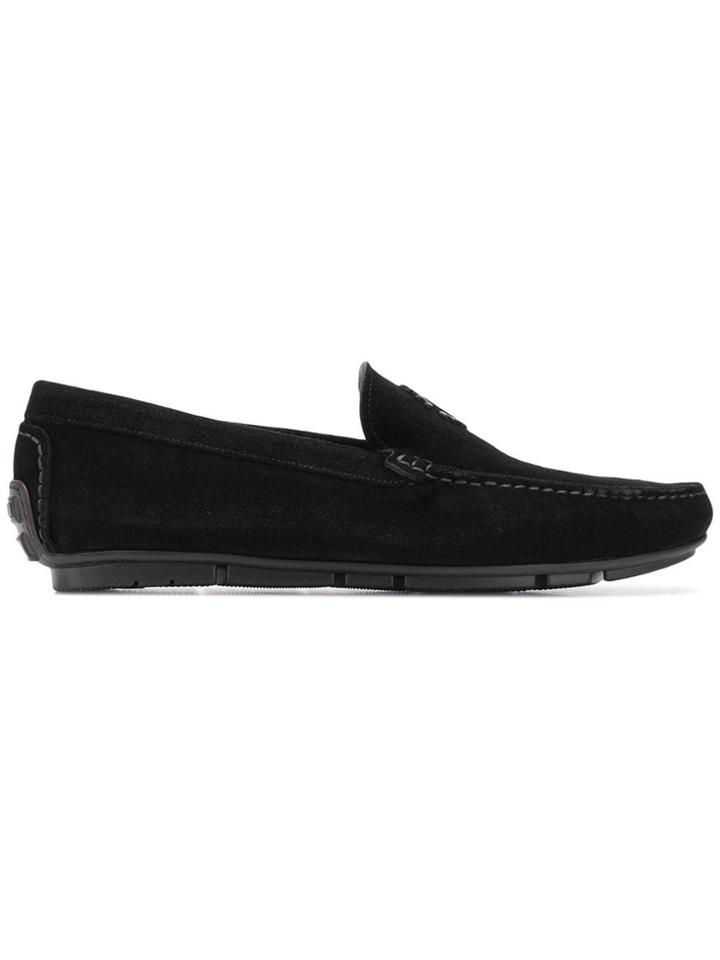Roberto Cavalli Suede Loafers - Black
