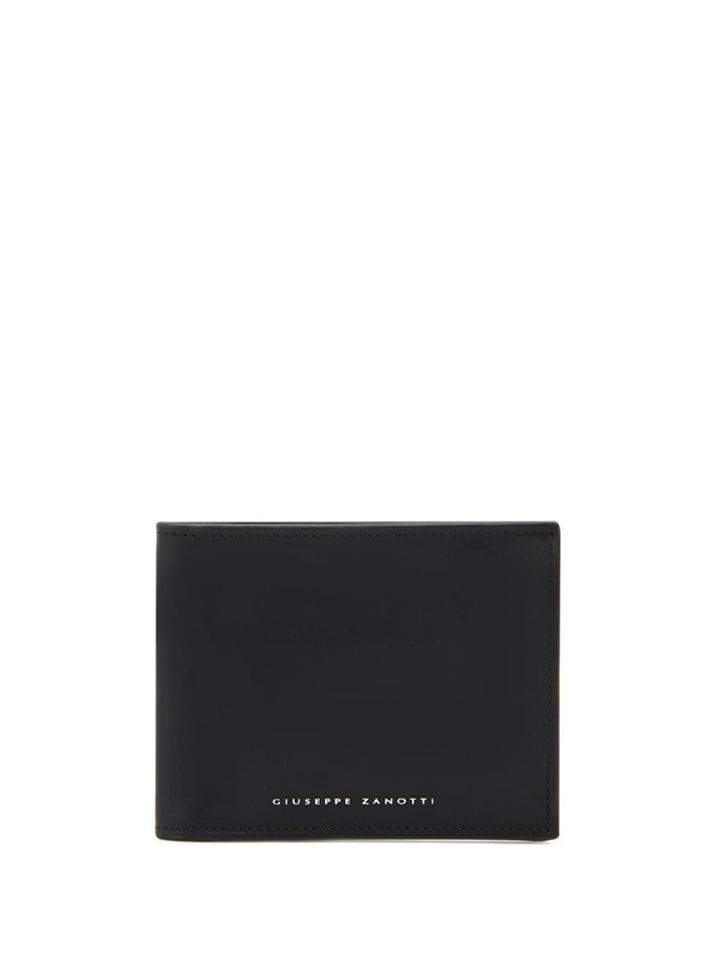 Giuseppe Zanotti Engraved Logo Wallet - Black