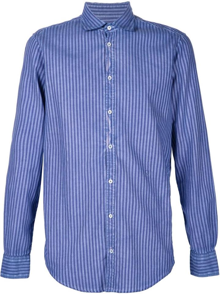 Massimo Alba 'canary' Striped Shirt