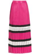 Nk Pleated Midi Skirt - Pink