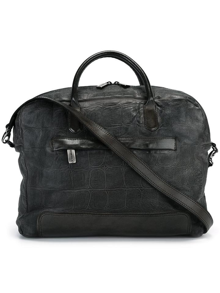 Numero 10 'oakland' Tote Bag, Men's, Black, Leather