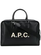 A.p.c. Logo Print Tote Bag - Black
