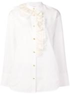 Coach Rouched Detail Shirt - White