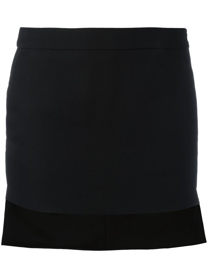 Haider Ackermann - High Low Skirt - Women - Cotton/viscose/virgin Wool - 36, Women's, Black, Cotton/viscose/virgin Wool