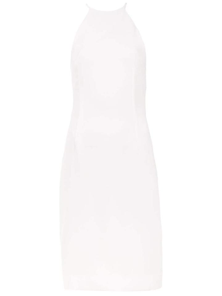 Gloria Coelho Halter Neck Dress - White