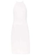 Gloria Coelho Halter Neck Dress - White