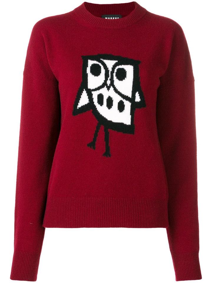 Markus Lupfer Owl Jumper - Red