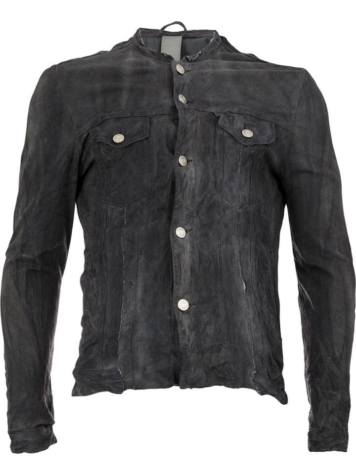 Giorgio Brato Wrinkled Effect Jacket - Grey