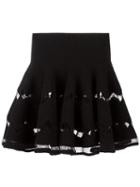 Alaïa Vintage Godet Pleat Skirt, Women's, Size: Small, Black