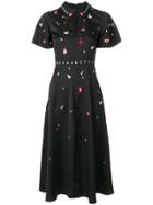 Temperley London Saturn Collar Dress - Black