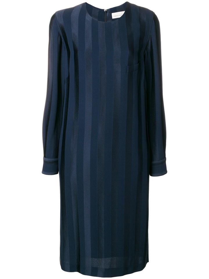 Golden Goose Deluxe Brand Striped Shift Dress - Blue