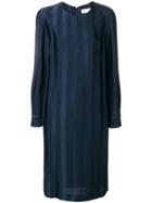Golden Goose Deluxe Brand Striped Shift Dress - Blue