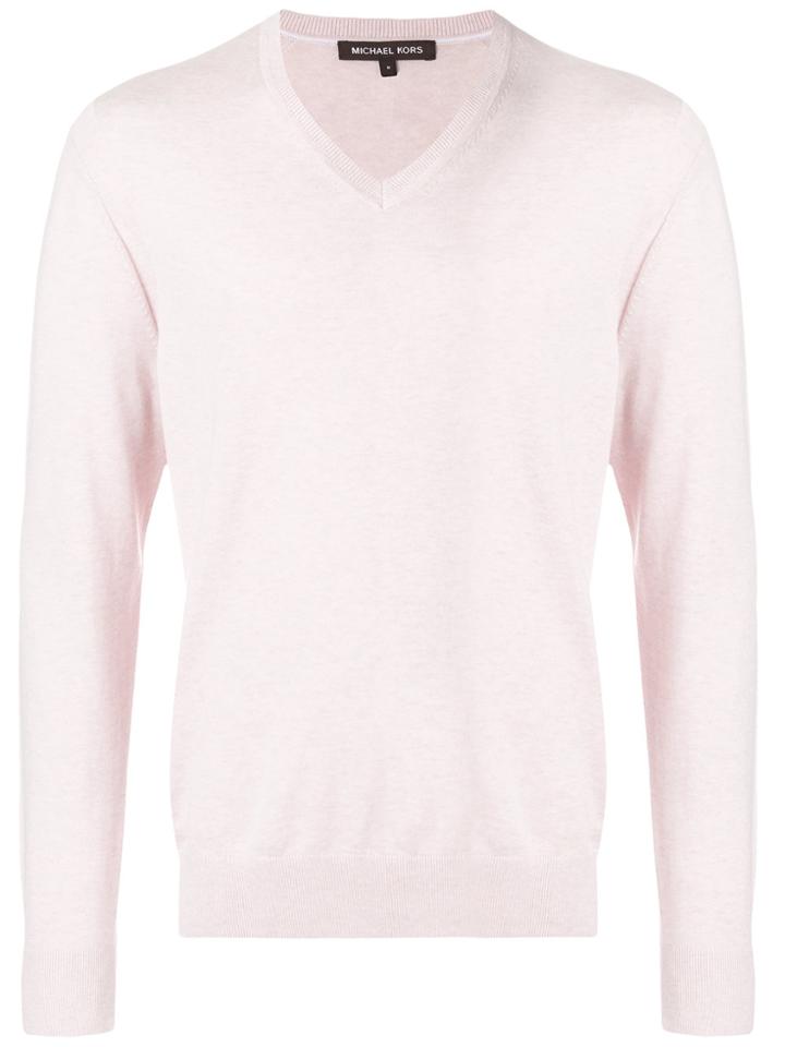 Michael Kors Collection Knitted Jumper - Pink & Purple
