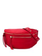 Red Valentino Red(v) Zipped Leather Belt Bag