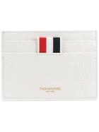 Thom Browne Tennis Collection Single Card Holder With Contrast 4-bar