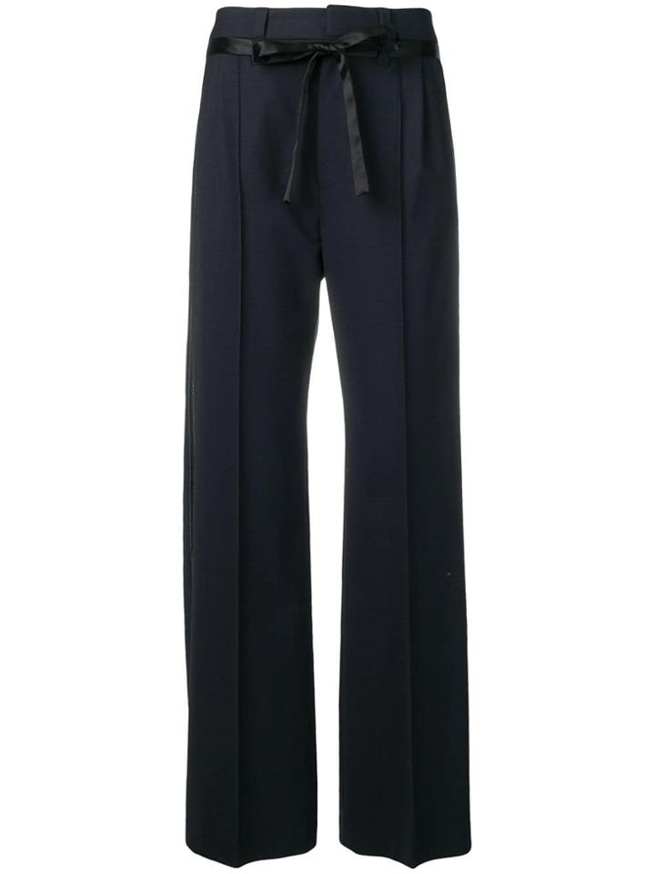 Brunello Cucinelli Wide Leg Tailored Trousers - Blue