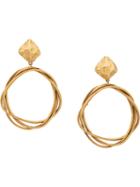 Hermès Pre-owned 1980s Multi Loop Earrings - Gold