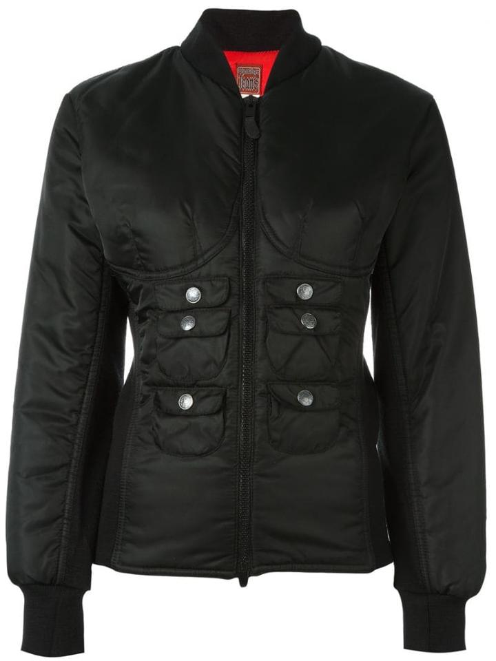 Jean Paul Gaultier Pre-owned Slim Fit Bomber Jacket - Black