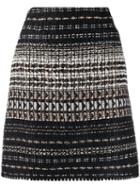 Paule Ka Woven Mini Skirt - Black