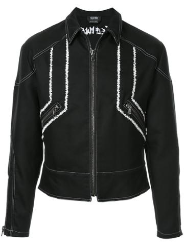 Selfmade By Gianfranco Villegas Zipped Lightweight Jacket - Black
