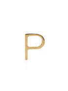 Loquet P Letter Charm - Gold