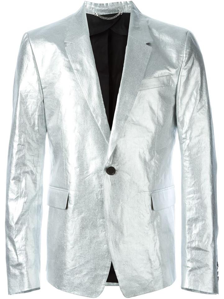 Diesel Black Gold Metallic Blazer