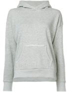 Simon Miller Frayed Kangaroo Pocket Hoodie - Grey