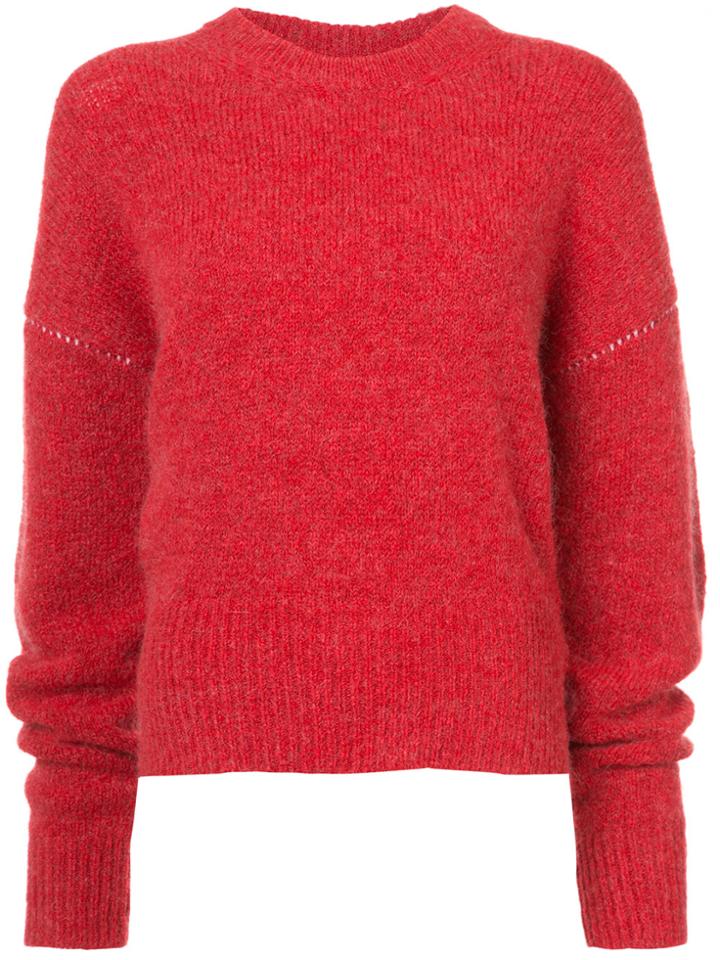 Mm6 Maison Margiela Relaxed Fit Jumper - Red
