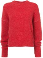 Mm6 Maison Margiela Relaxed Fit Jumper - Red