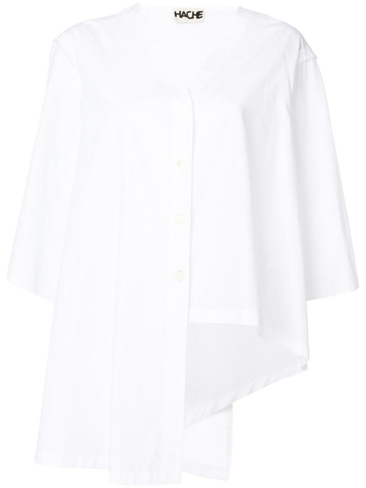 Hache Asymmetric Shirt - White