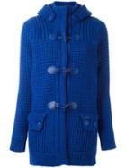 Bark Fur Hood Jacket, Women's, Size: Small, Blue, Polyamide/polyester/wool