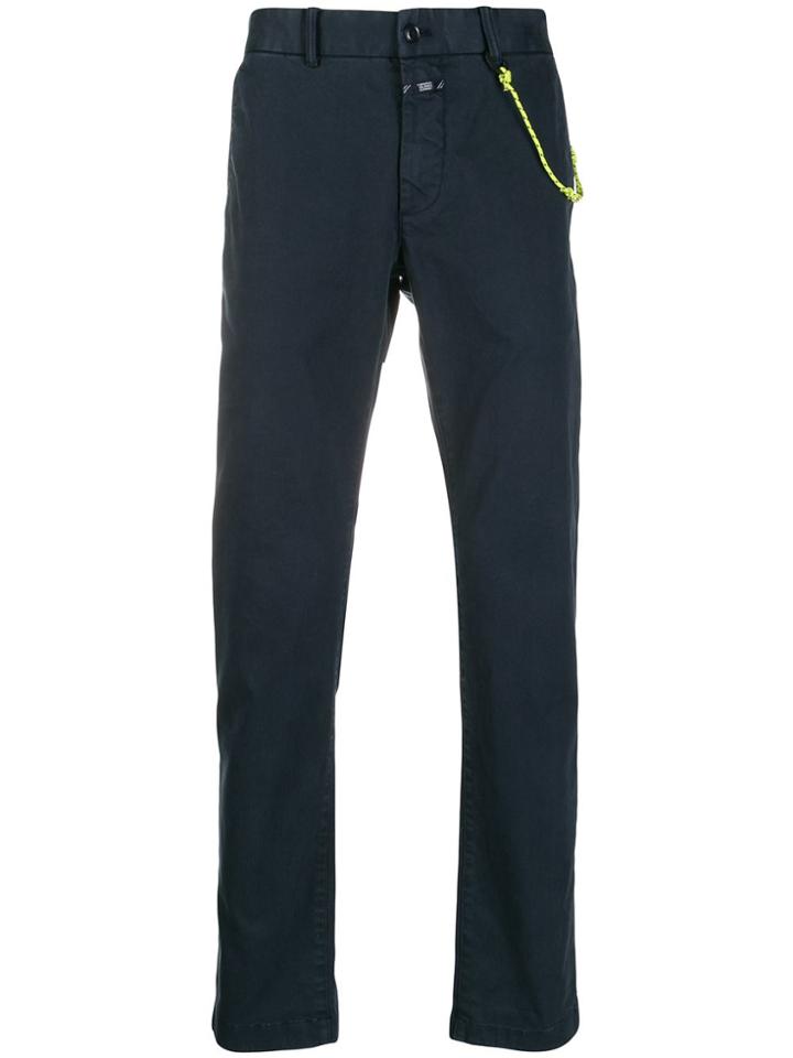Closed Straight-leg Chino Trousers - Blue