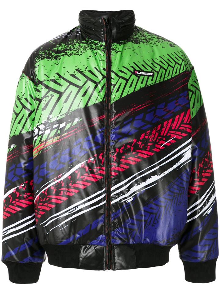 À La Garçonne + Olk Oversized Nylon Jacket - Multicolour