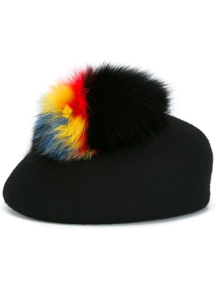 Eugenia Kim 'coco' Pompom Beret - Black