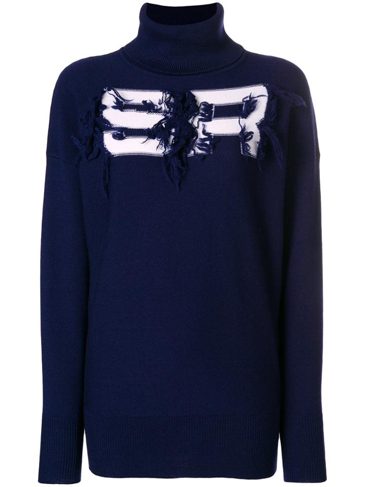 Sonia Rykiel Turtle Neck Jumper - Blue