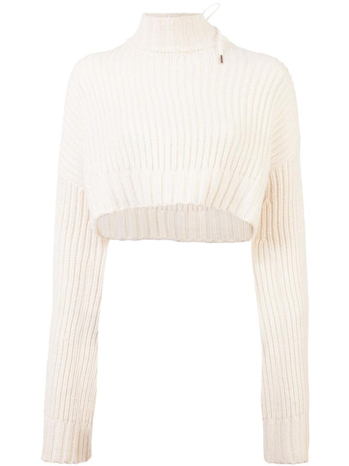 Dion Lee Aviation Oversized Chunky Sweater - Nude & Neutrals