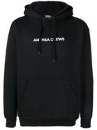 Andrea Crews Logo Hoodie - Black