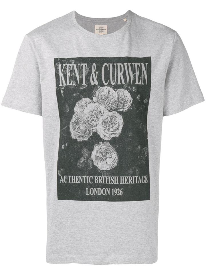 Kent & Curwen Photo Print T-shirt - Grey
