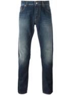 Pt05 Slim-fit Jeans, Men's, Size: 38, Blue, Cotton