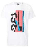 Diesel T-shirt With Geometric Print - White